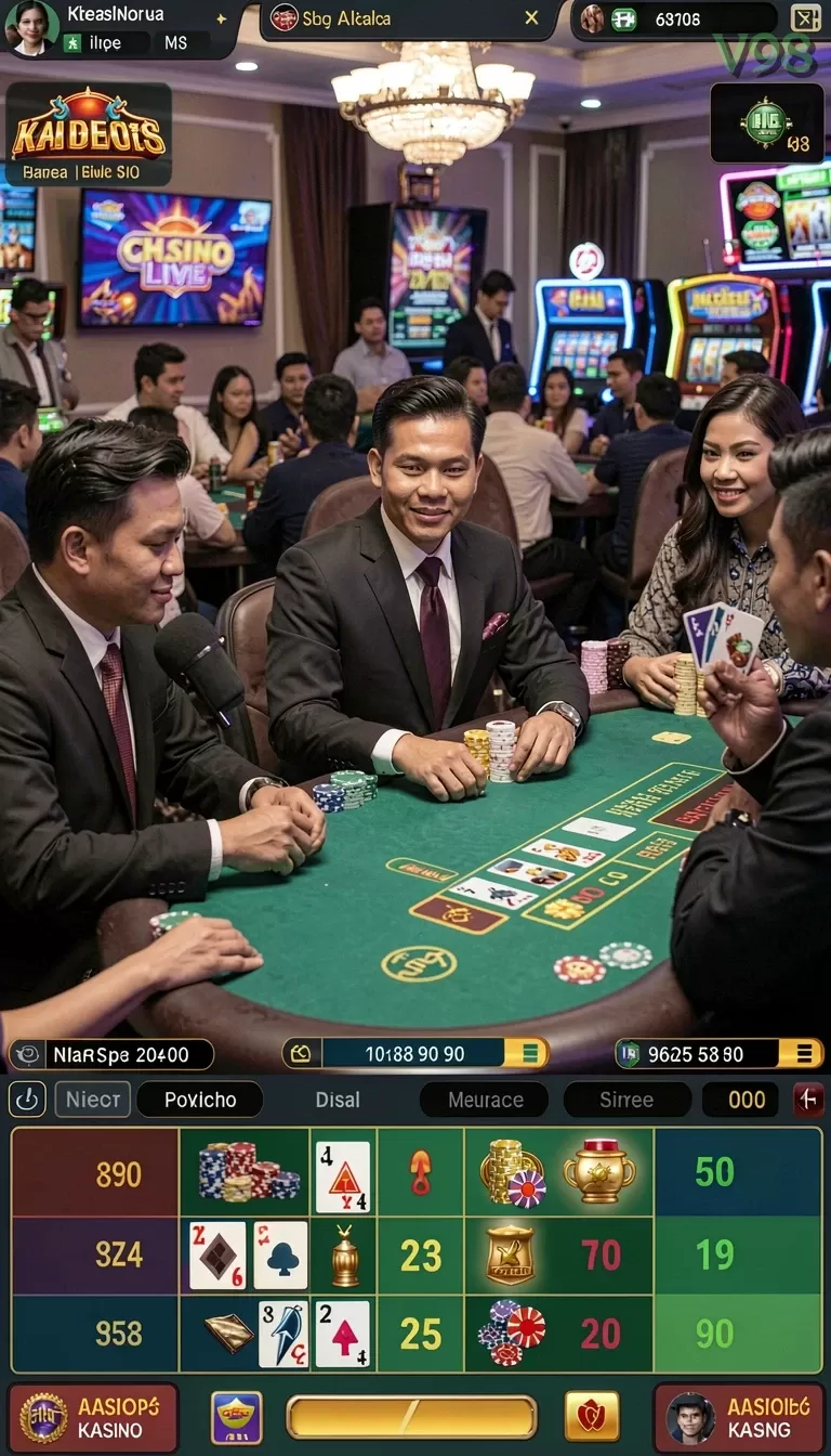 Cuplikan layar VEGAS969 — halaman utama
